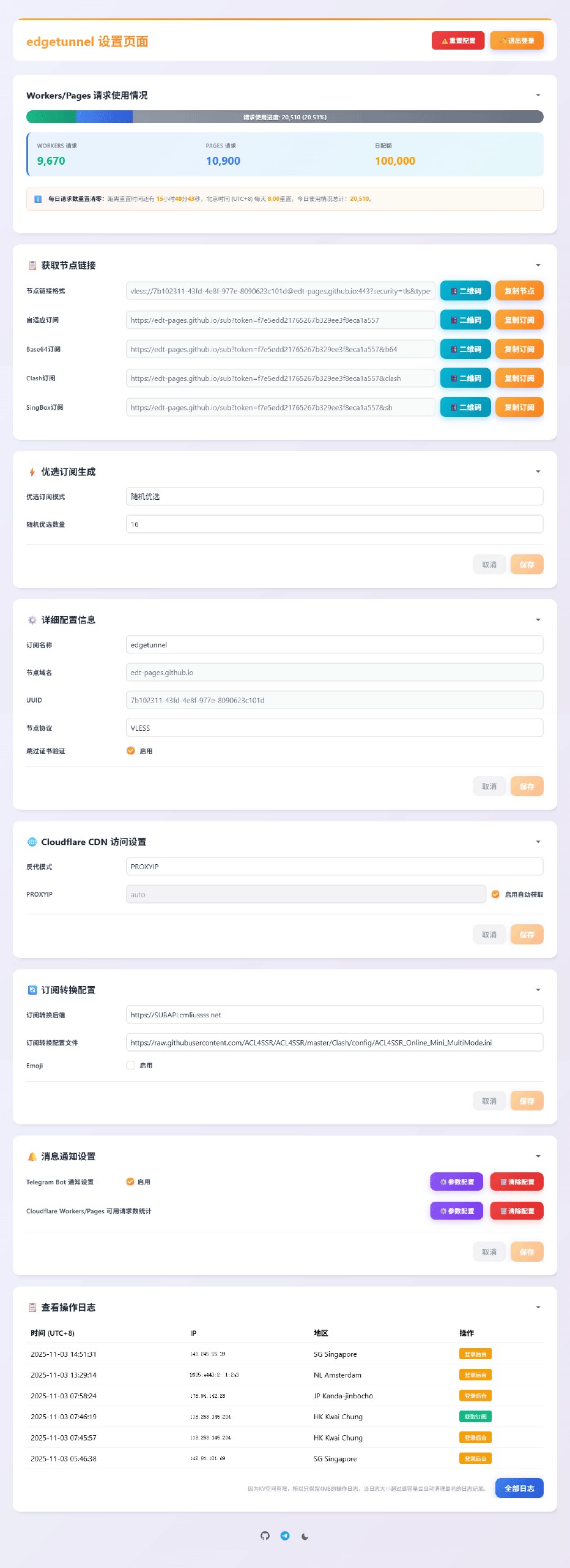 edgetunnel 最新教程-CF Workes pages最新代理